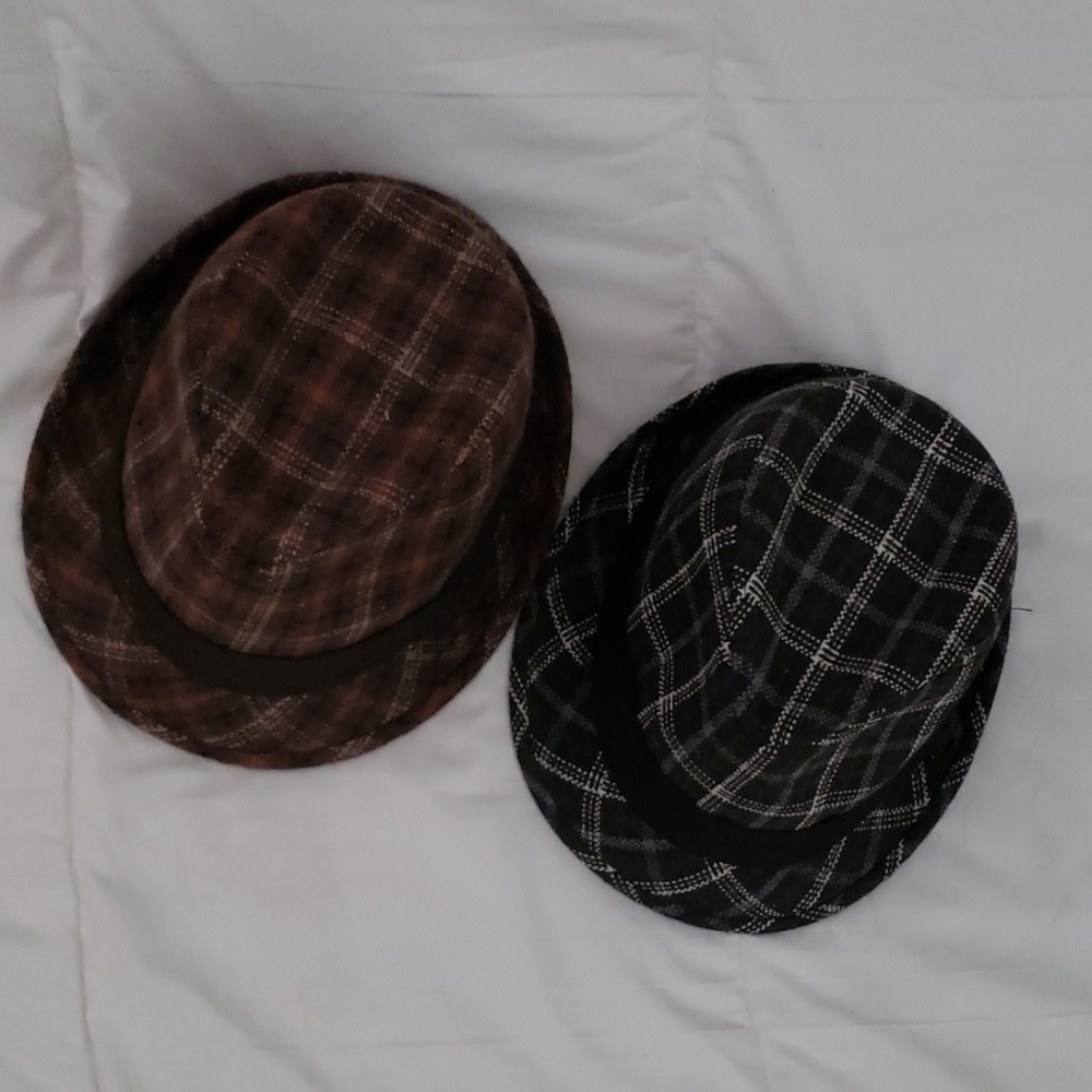 👒 PLAID FEDORA  ●BUNDLE●